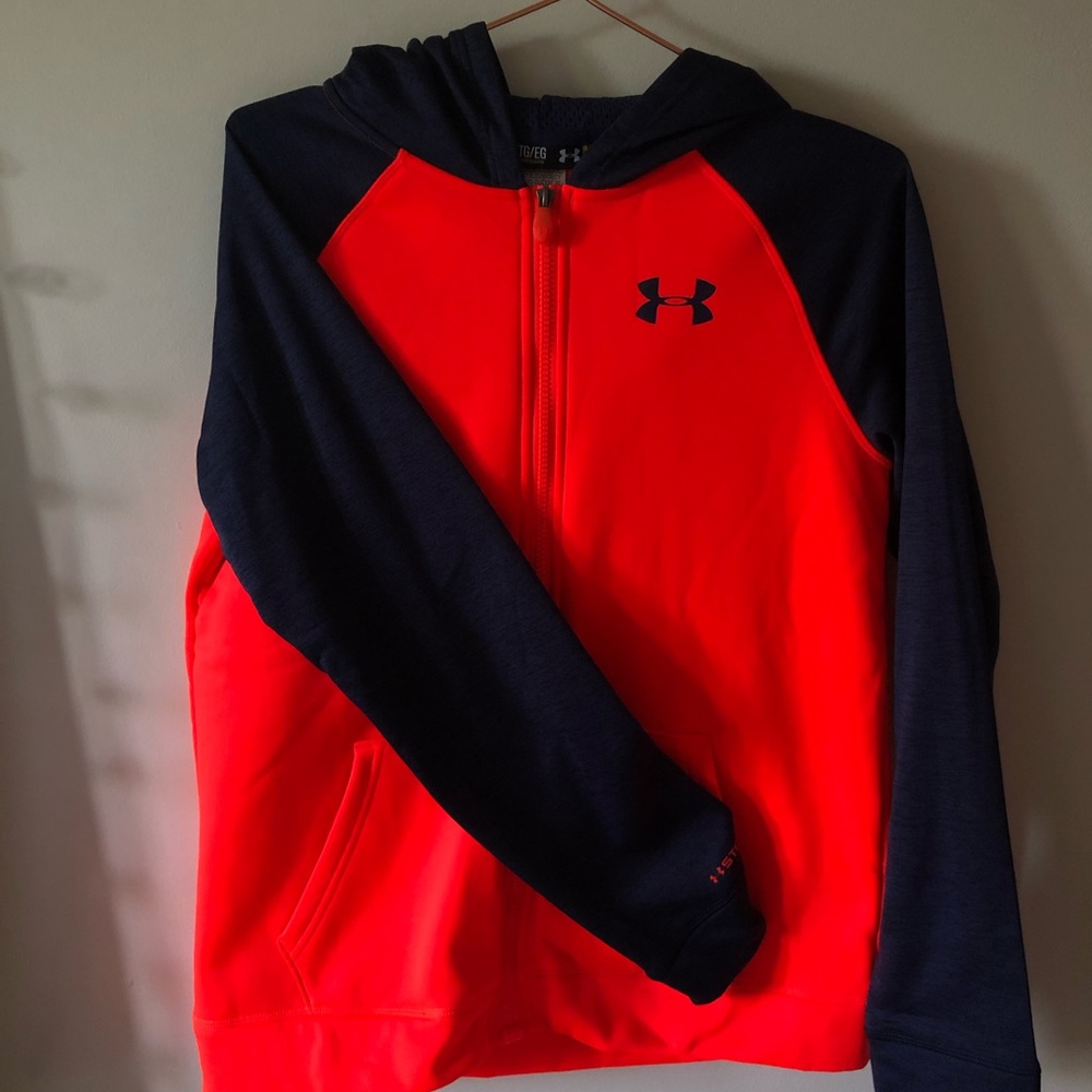 Orange and Navy Under Armor Jacket